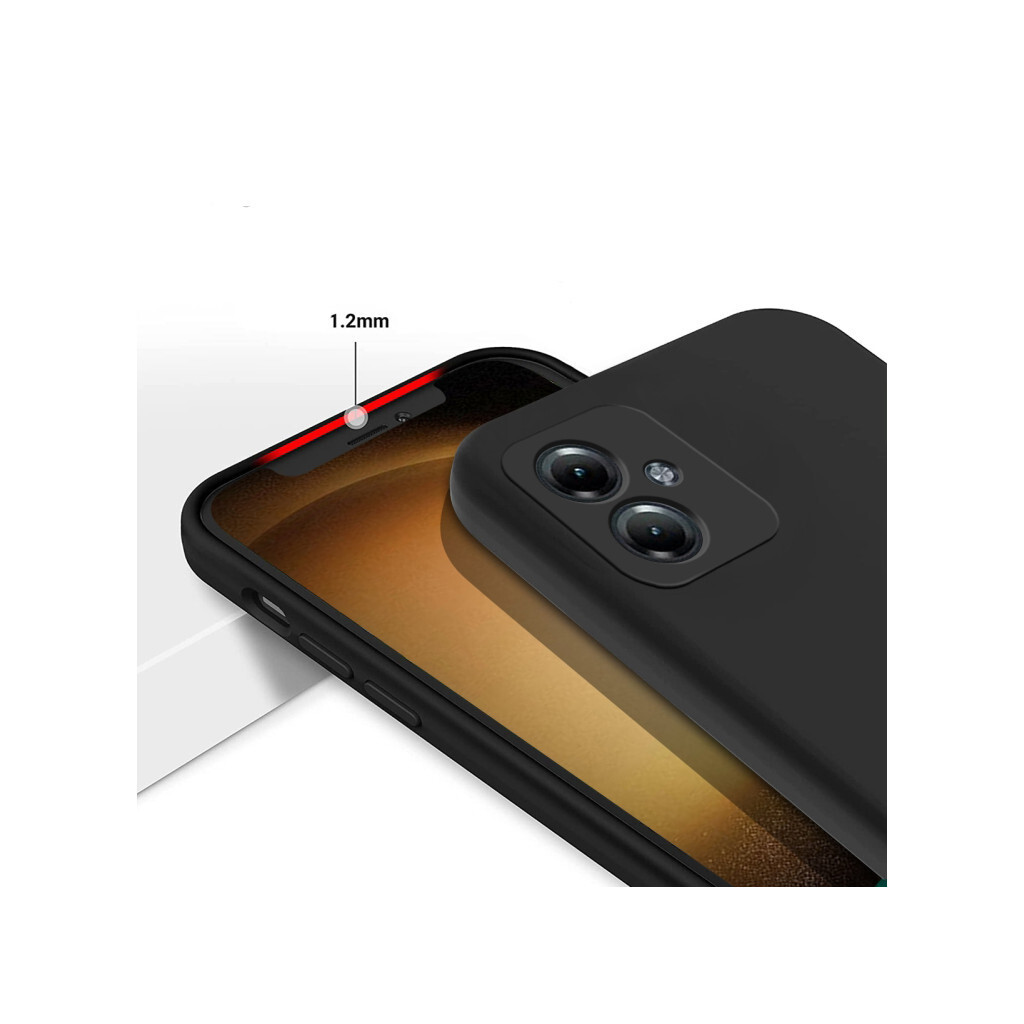 Силіконовий чохол BeCover для Motorola Moto G54 / G54 Power Black (710546) фото