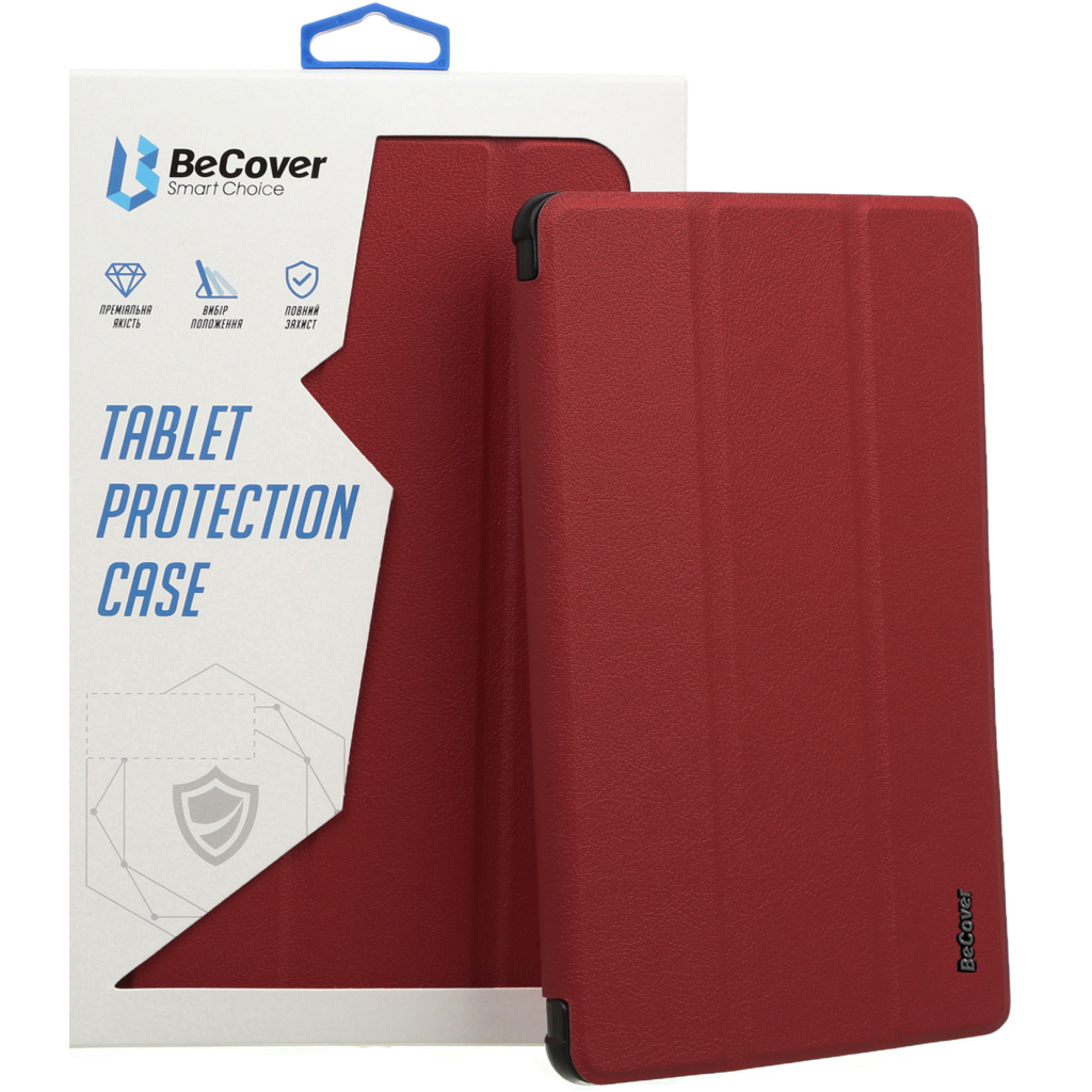 Чохол-книжка BeCover Smart Case для Lenovo Tab TB-311FU 10.1" Red Wine (713112) фото4