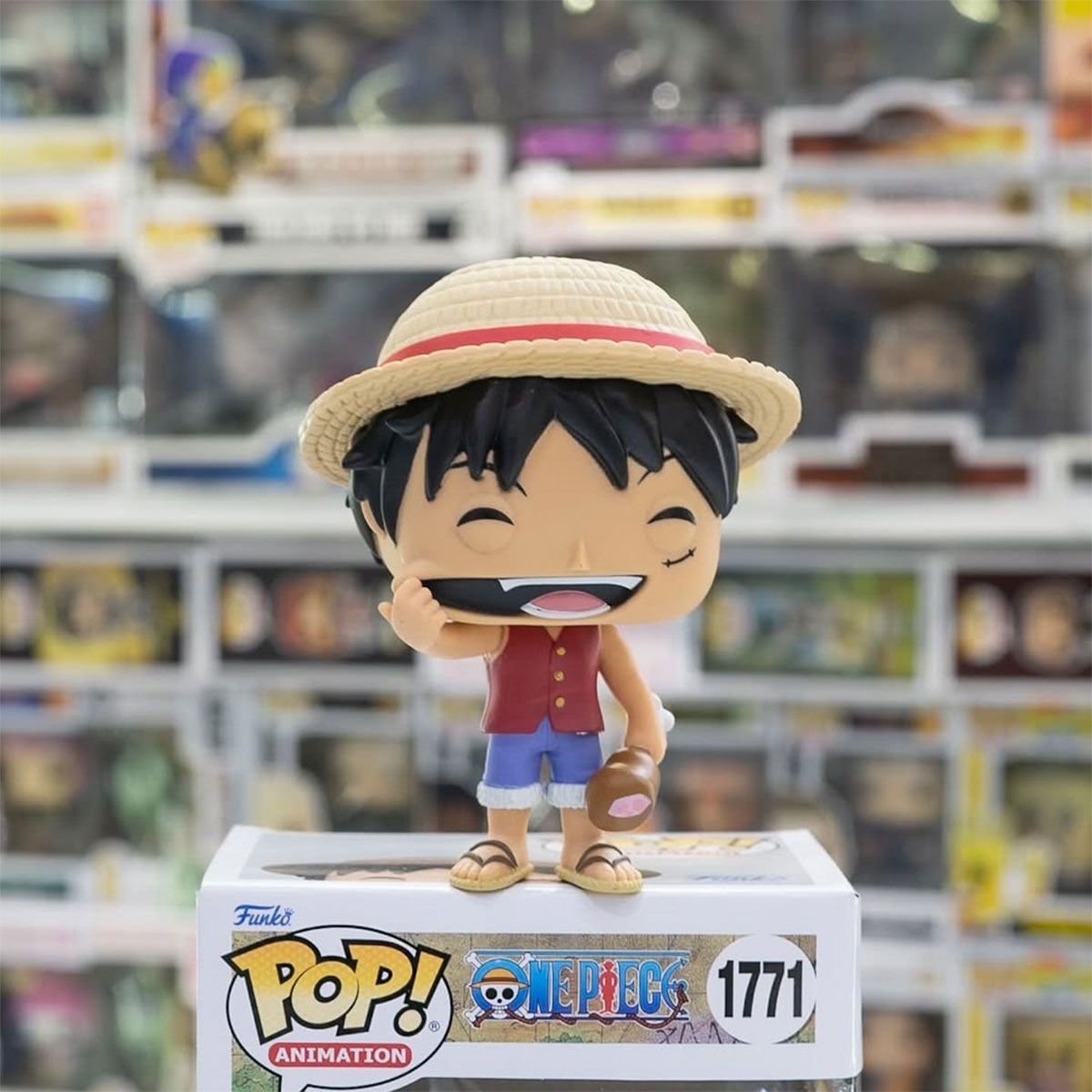 Игровая фигурка Funko Pop! серии Большой куш - улыбающийся Луффи (80365) фото