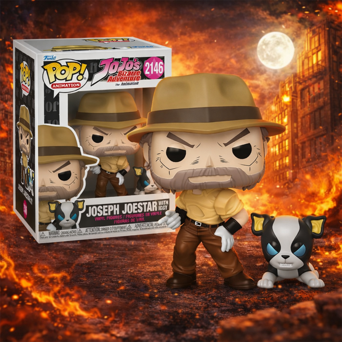 Набор из фигурок Funko Pop! серии JoJo's Bizarre Adventure - Джозеф и Игги (88461) фото3
