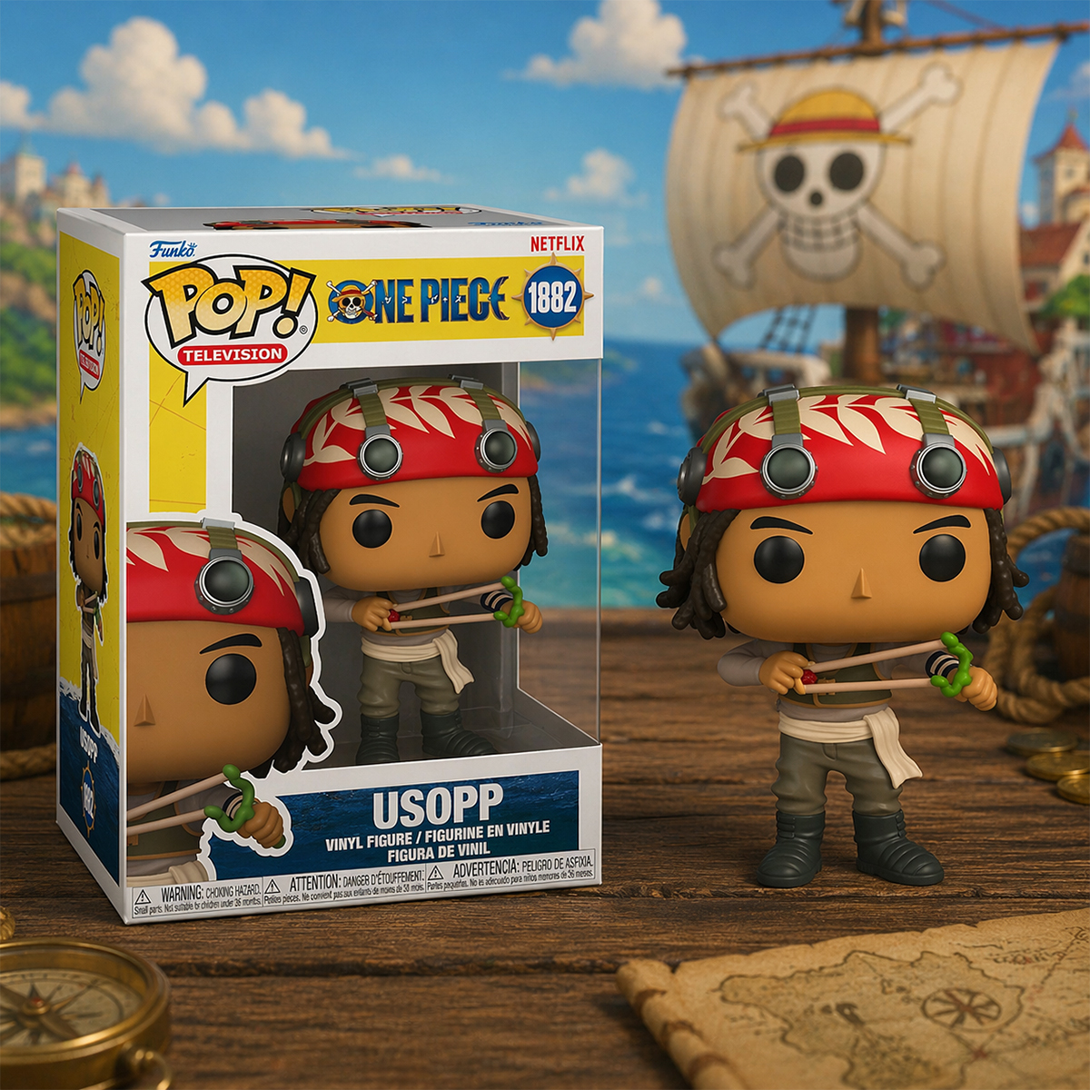 Игровая фигурка Funko Pop! серии Большой куш S1 - Усопп (75668) фото3