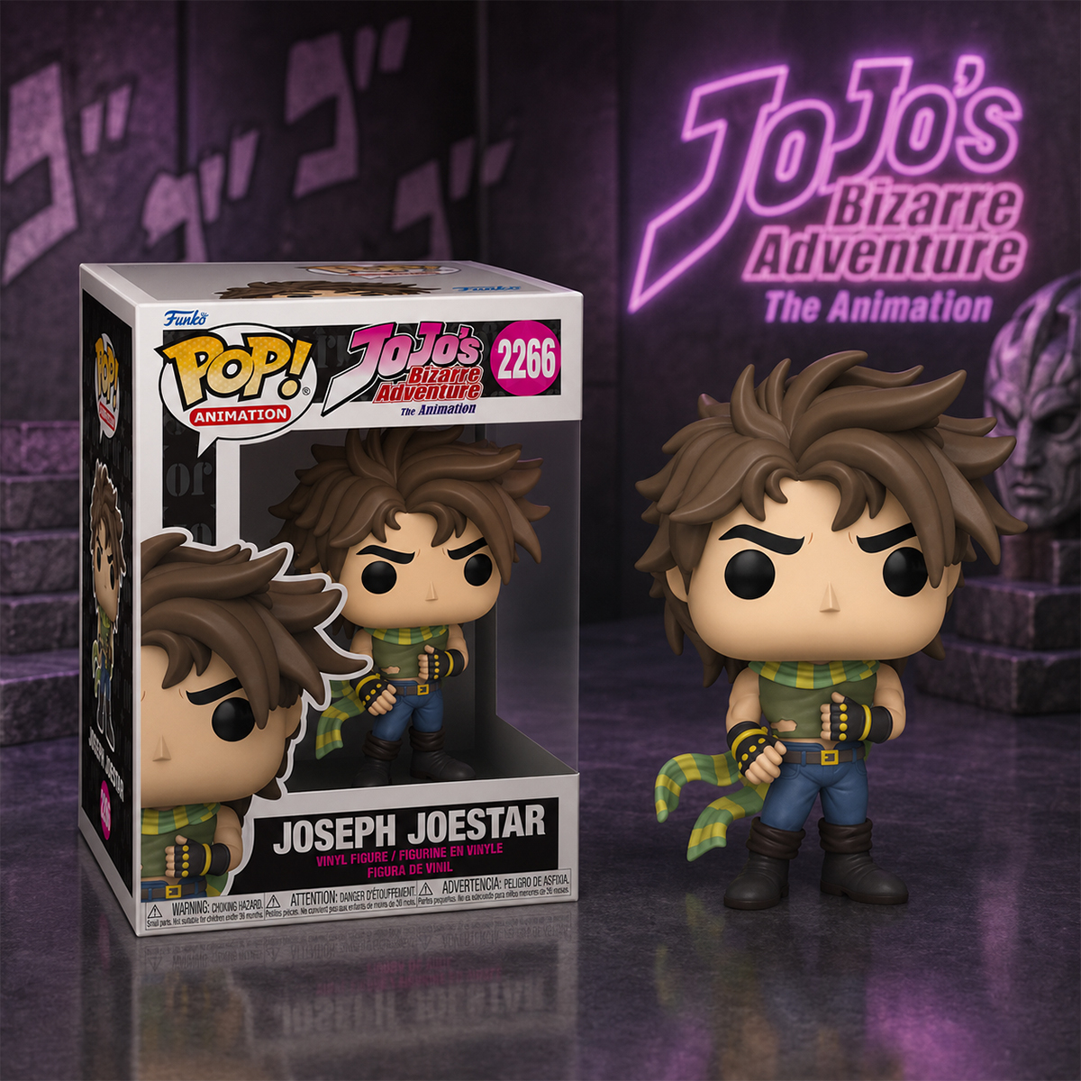 Игровая фигурка Funko Pop! серии Причудливые приключения ДжоДжо - Джозеф (90627) фото