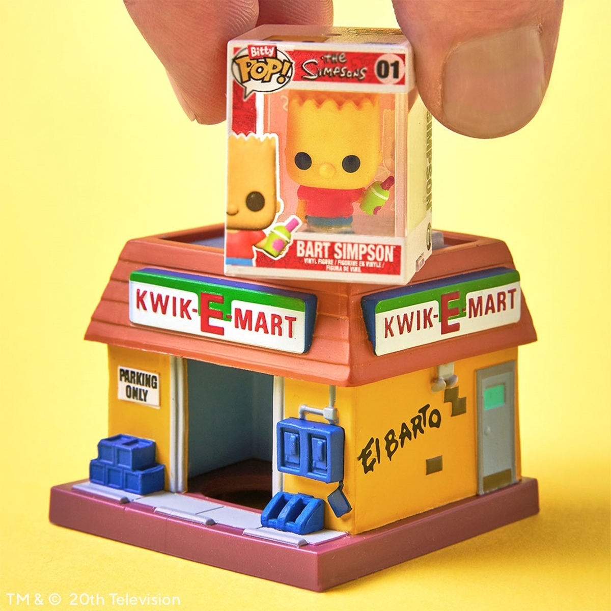 Набор из фигурок Funko Pop! Town серии Симпсоны - Барт Симпсон и Квики-Март (83684) фото