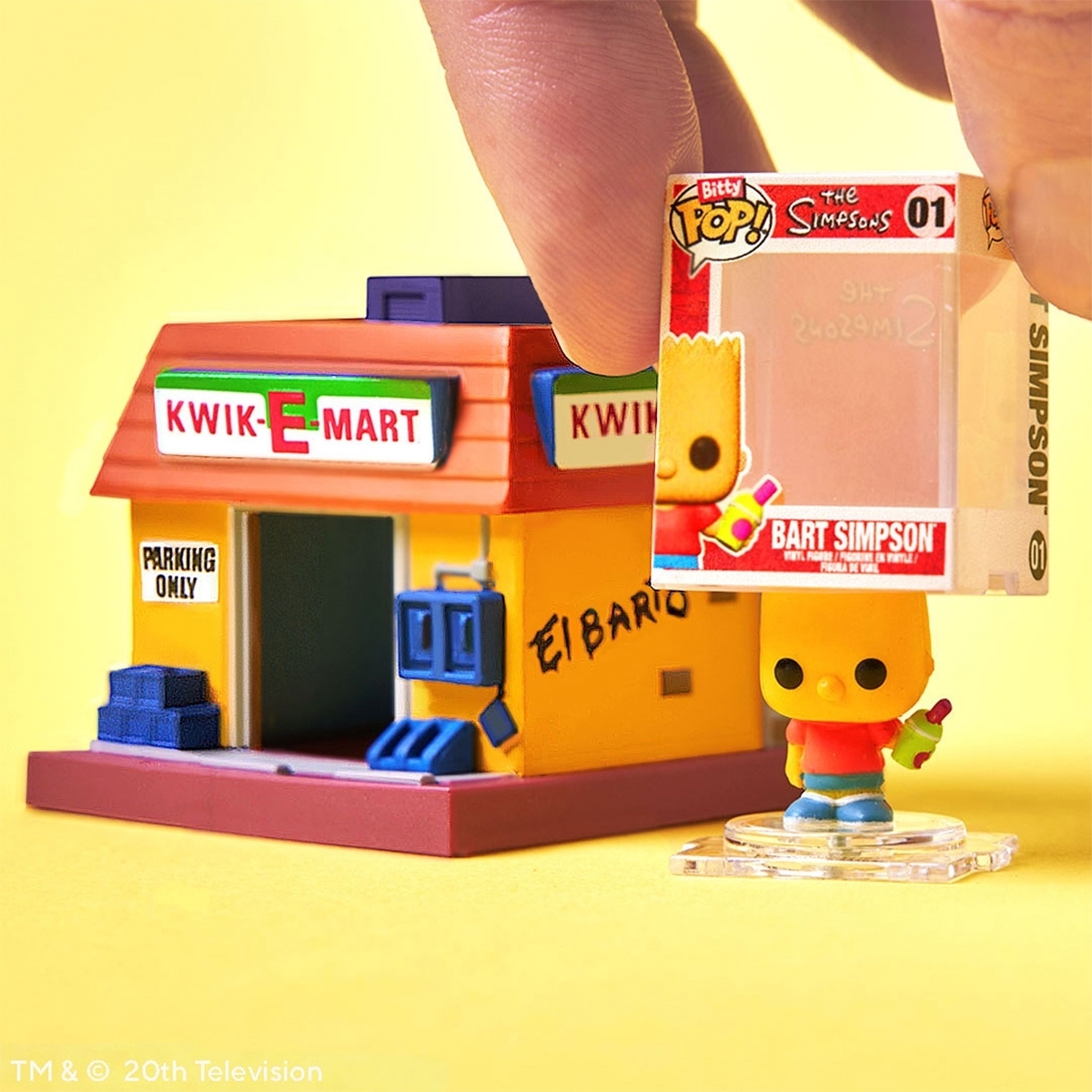Набор из фигурок Funko Pop! Town серии Симпсоны - Барт Симпсон и Квики-Март (83684) фото