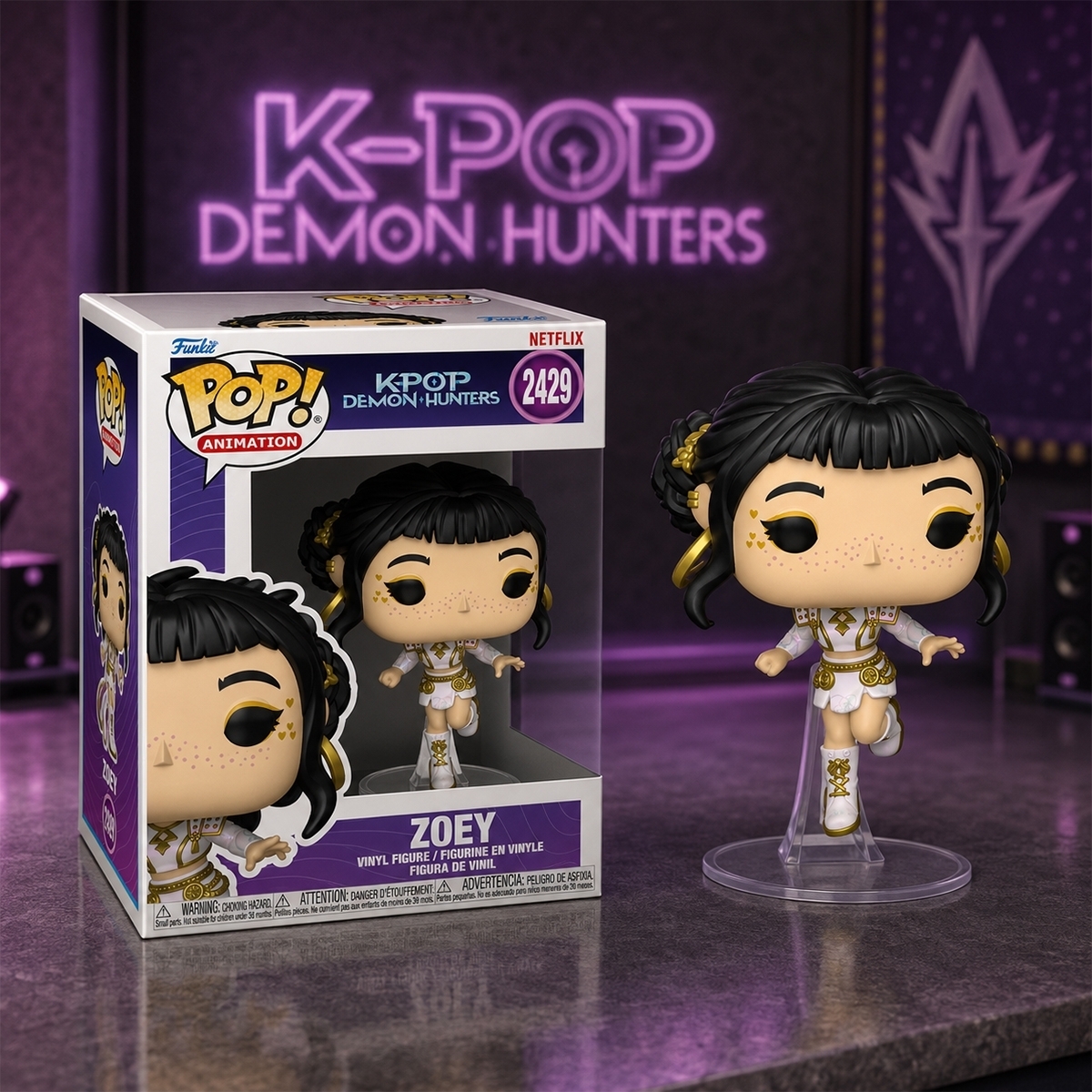 Ігрова фігурка Funko Pop! серії Кейпоп-мисливиці на демонів S2 - Зої (95809) фото3