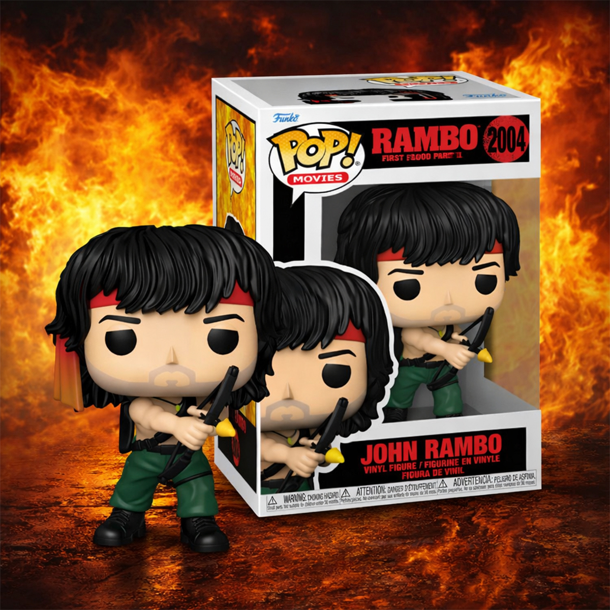 Игровая фигурка Funko Pop! серии Рембо 2 - Джон Рэмбо с луком (90362) фото
