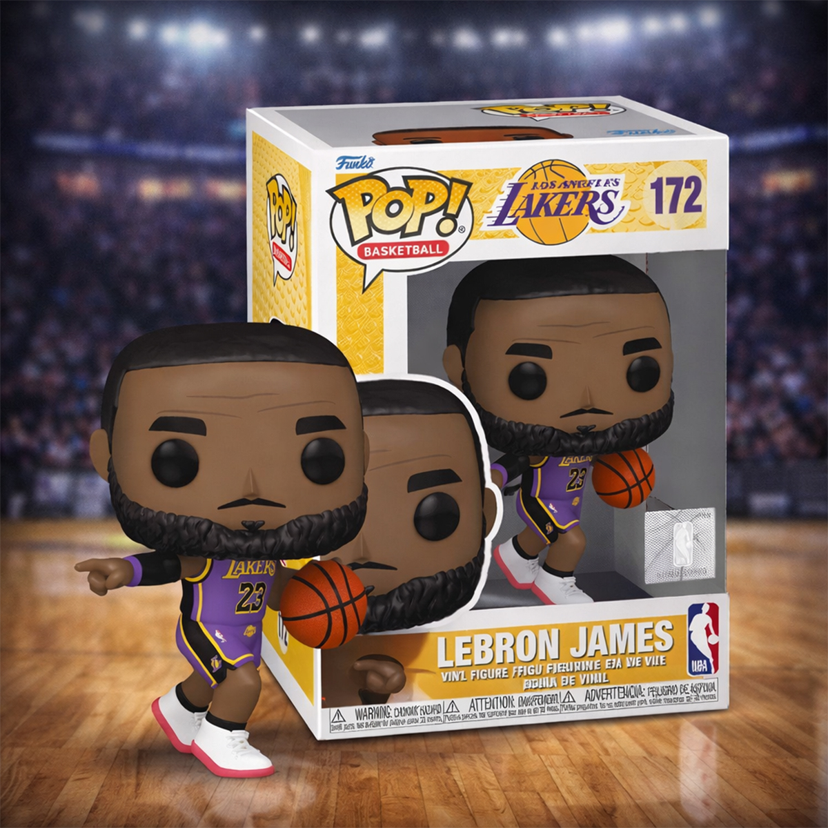 Игровая фигурка Funko Pop! серии NBA: Los Angeles Lakers - Леброн Джеймс (75117) фото
