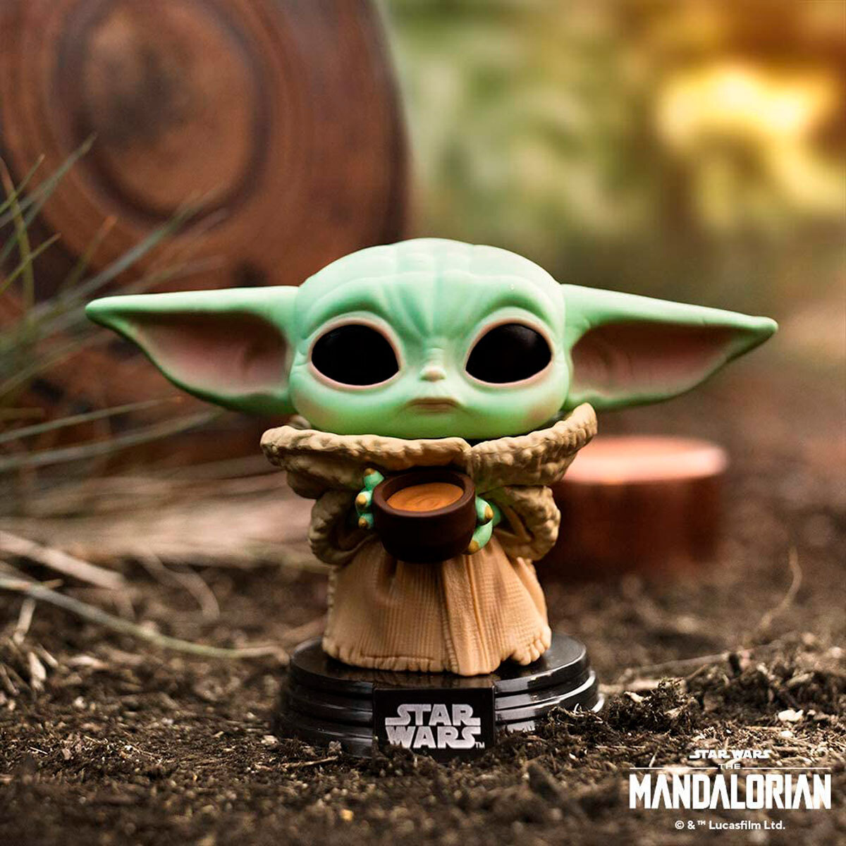 Игровая фигурка Funko Pop! серии Мандалорец - Малыш с чашкой (49933) фото