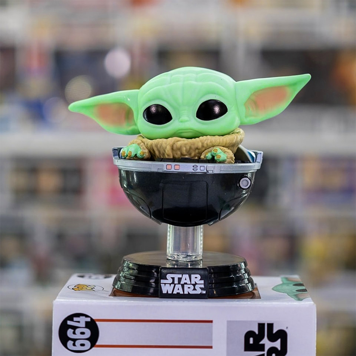 Игровая фигурка Funko Pop! серии Мандалорец - Малыш Грогу в коляске (76551) фото