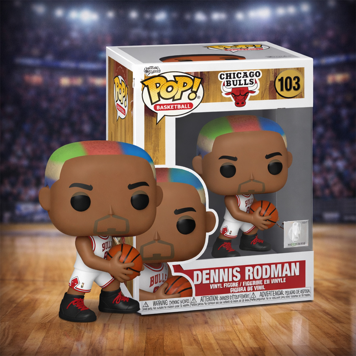 Игровая фигурка Funko Pop! серии NBA: Chicago Bulls - Деннис Родман (55216) фото
