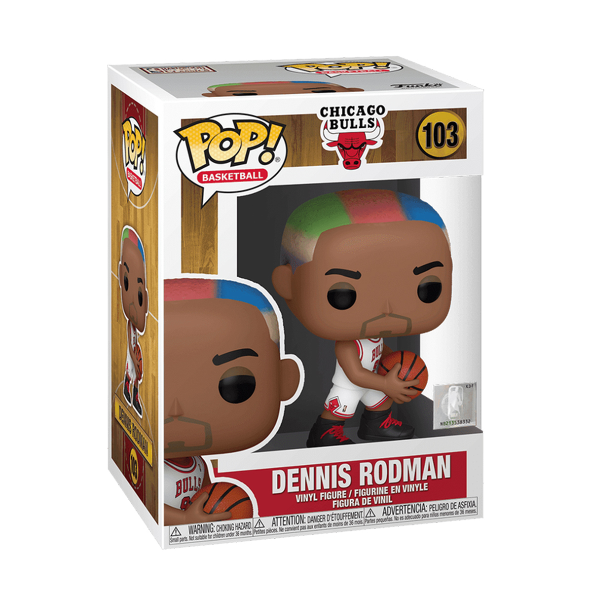 Игровая фигурка Funko Pop! серии NBA: Chicago Bulls - Деннис Родман (55216) фото