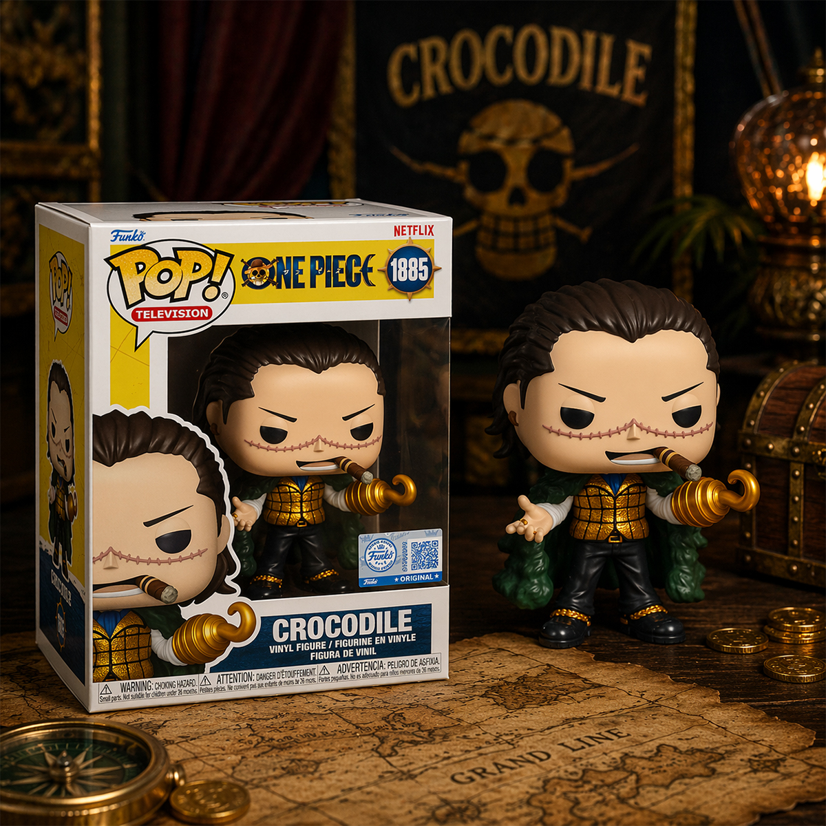 Игровая фигурка Funko Pop! серии Большой куш S1 - Крокодайл (92036) фото