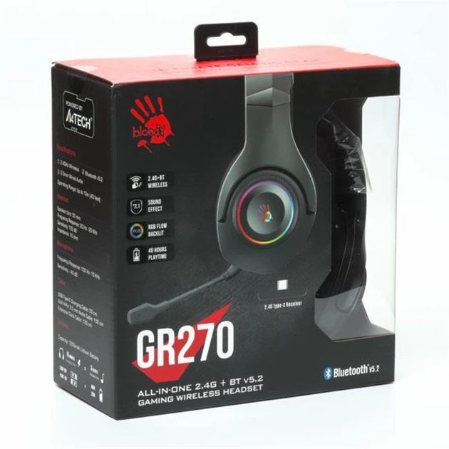 Игровая гарнитура A4Tech Bloody GR270 Black (4711421982719) фото10