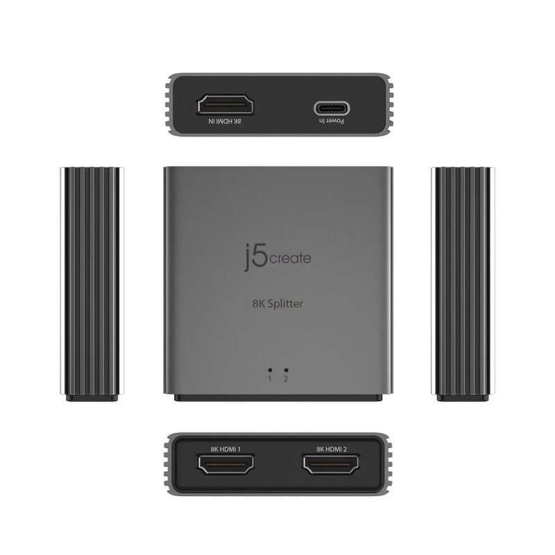 Разветвитель J5create HDMI сигнала, на 2 порты HDMI v. 2.1 фото3