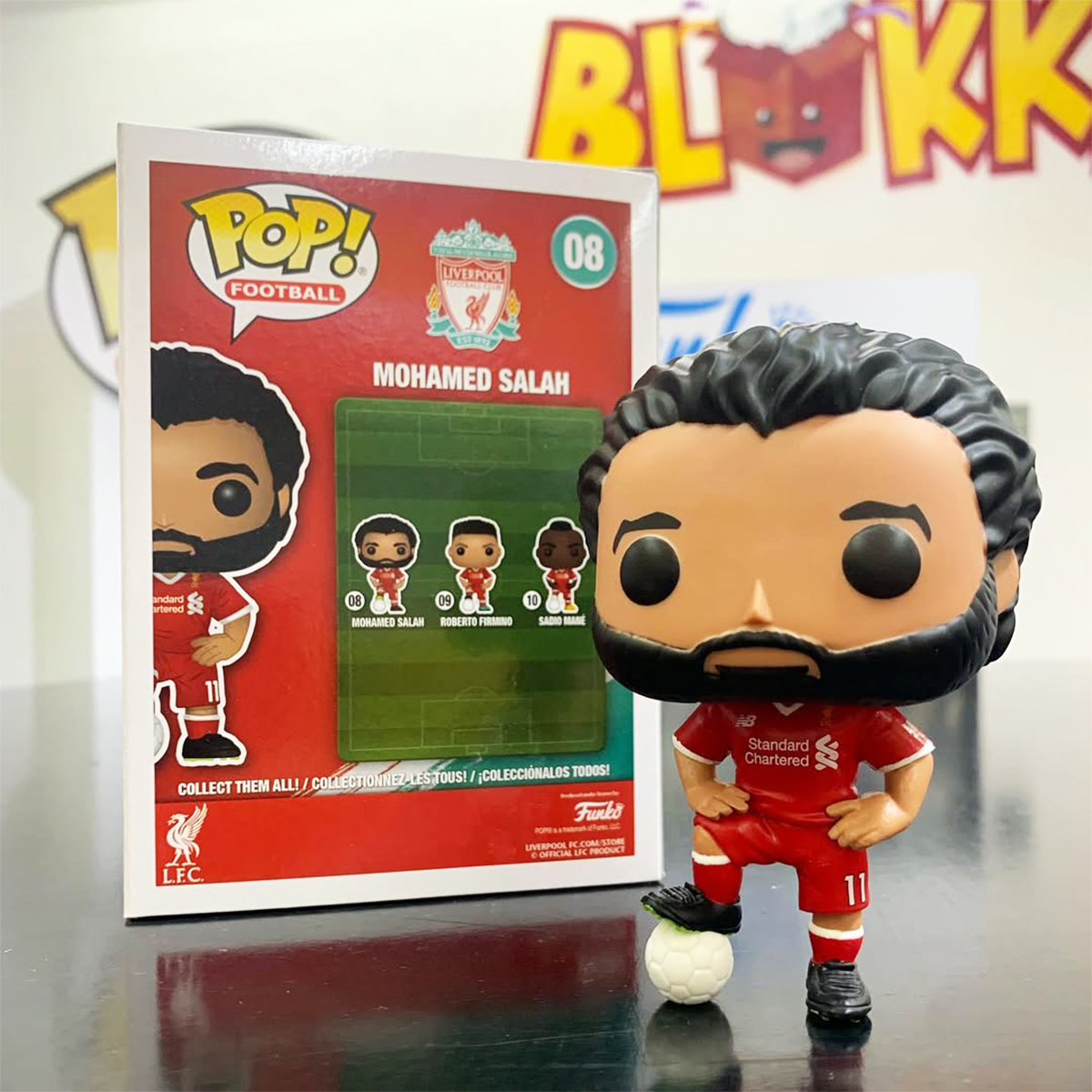 Игровая фигурка Funko Pop! серии Футбол:Ливерпуль - Мохамед Салах (52173) фото