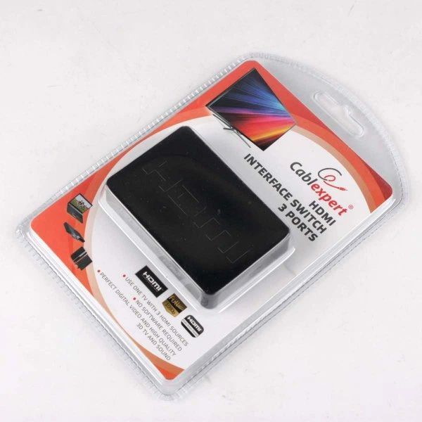 Перемикач Cablexpert HDMI сигналу, на 3 порти HDMI v. 1.4 фото4