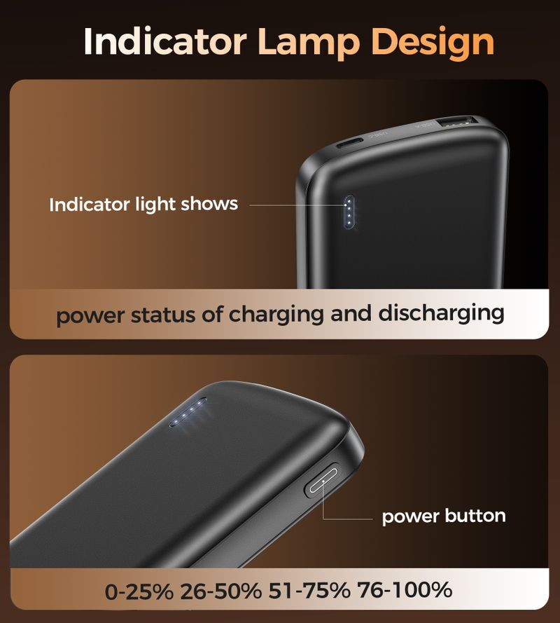 Павербанк, Choetech 10000 mAh, PD 12 Вт, черный фото9
