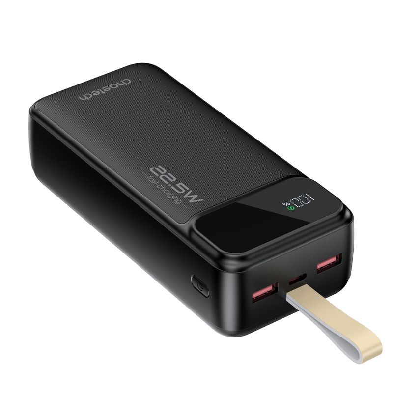 Павербанк, Choetech 30000 mAh, PD 22,5 Вт, черный фото2