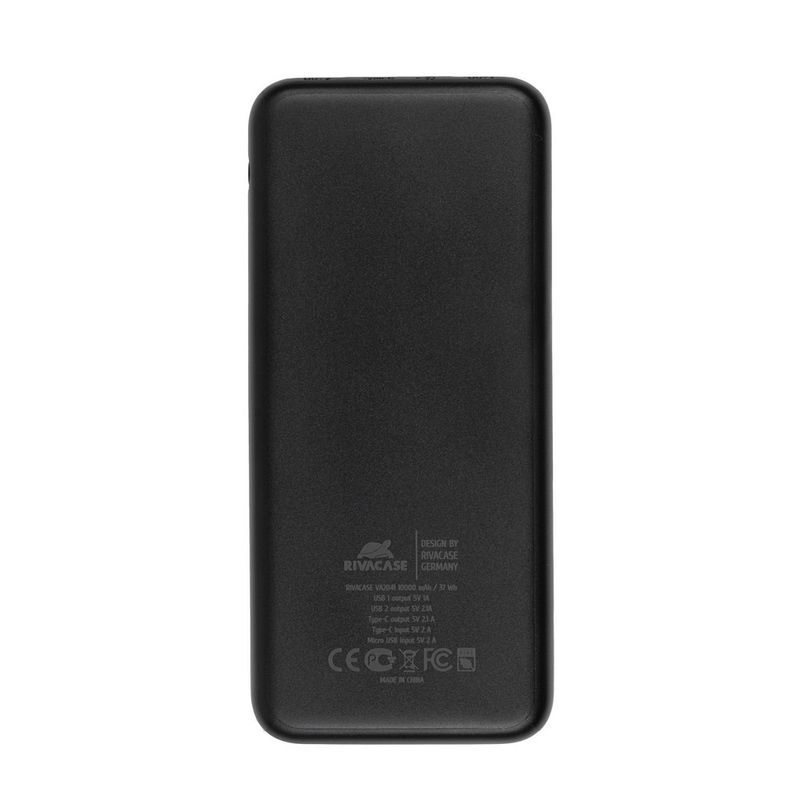 Павербанк RivaCase 10000 mA чорний (RIVAPOWER VA2041 Black) фото
