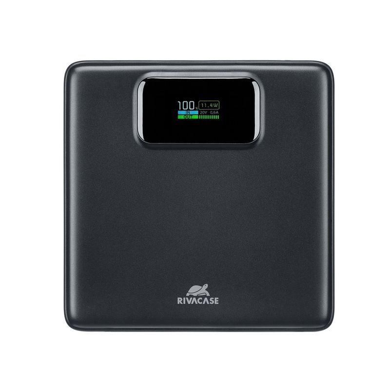 Павербанк, RIVACASE 20000 mA, PD 100W, з LCD, черный фото7