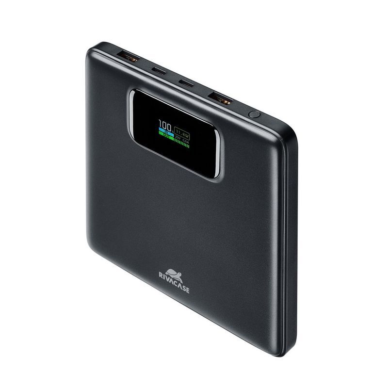 Павербанк, RIVACASE 20000 mA, PD 100W, з LCD, черный фото12