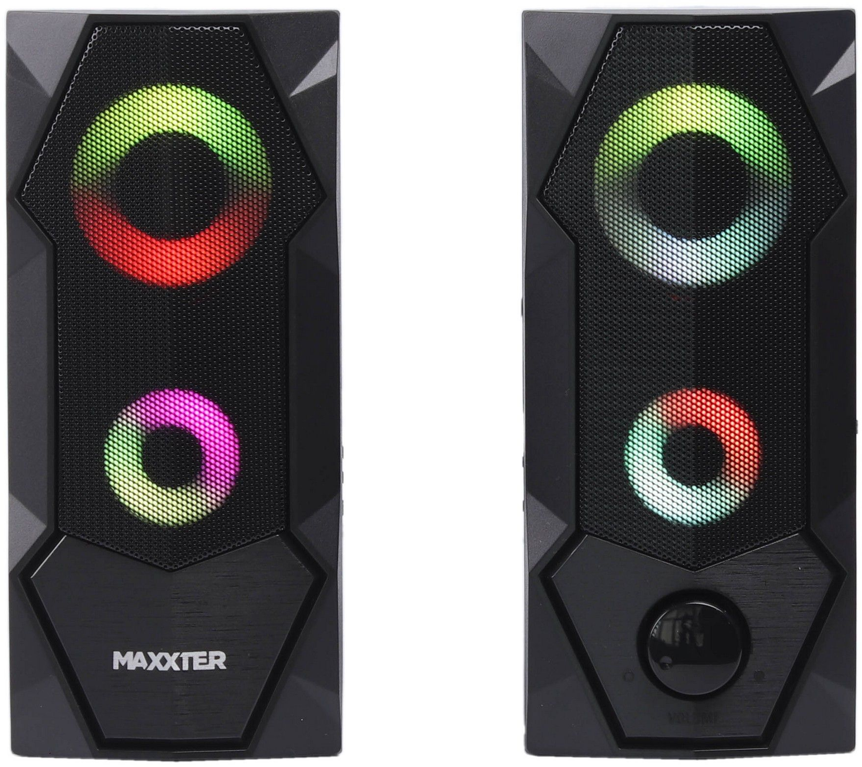 Акустика 6 Вт, RGB подсветка, CSP-U002RGB черный фото2