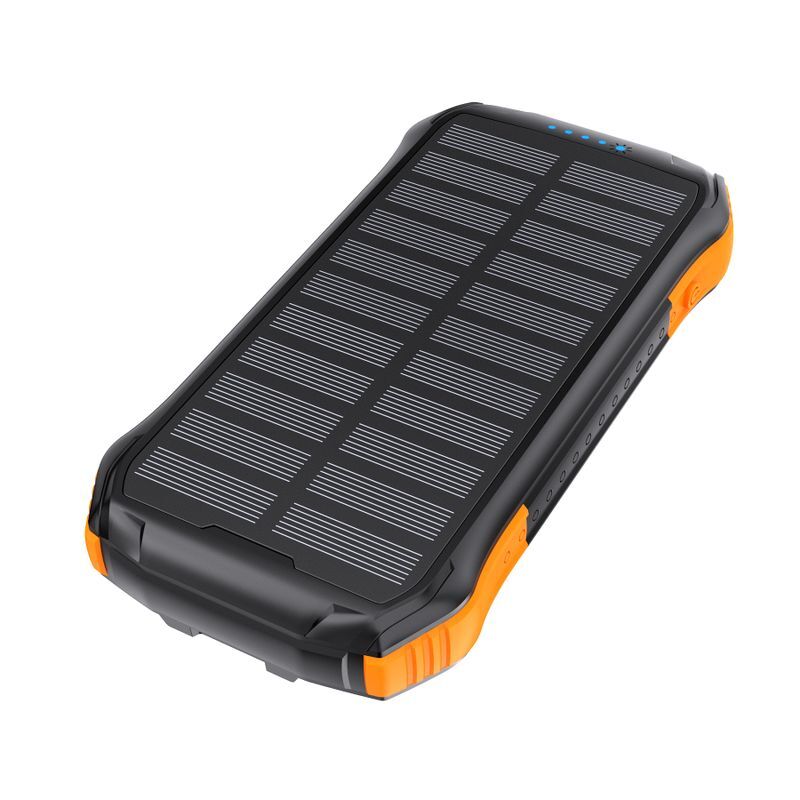 Павербанк, Choetech 10000 mAh, 10Вт, солнечная панель, LED лампа фото2