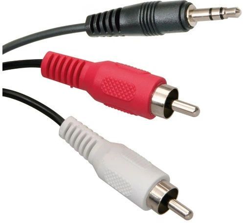 Кабель 3.5 мм / 2RCA-тюльпан, 1.5 м фото2