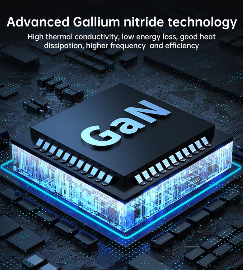 Зарядное устройство, GaN, 2 USB-A / 2 USB-C, 140Вт, QC3.0/PD/PPS фото5