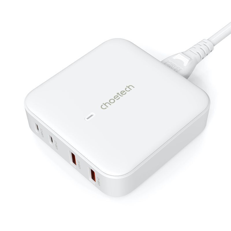 Зарядное устройство, GaN, 2 USB-A / 2 USB-C, 100Вт, QC3.0/PD/PPS фото2