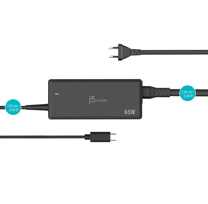 Мережевий зарядний пристрій,1 USB-C, 65Вт,/PD фото