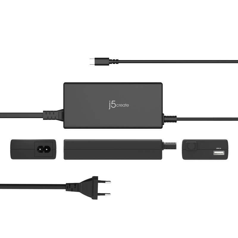 Мережевий зарядний пристрій, 1 USB-A / 1 USB-C, 100Вт,/PD фото3