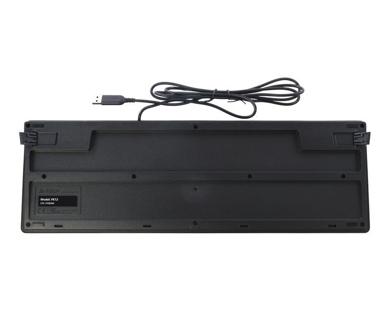 Клавіатура A4Tech Fstyler, вологозахист, USB FK12 (Black) фото6