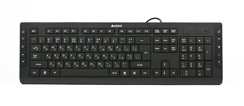 Клавіатура A4Tech USB зі світлодіодним підсвічуванням, KD-600L USB (Black) фото2