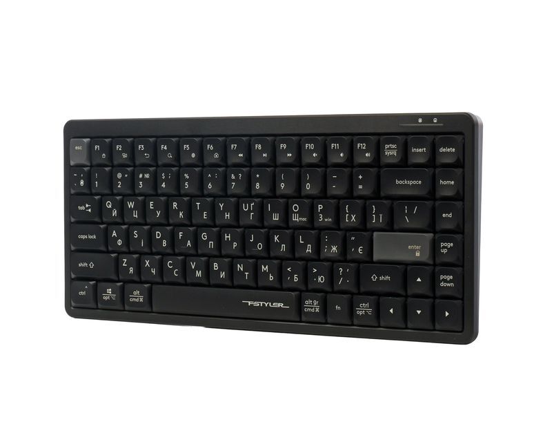 Клавиатура A4Tech с ножничными переключателями Fstyler, USB FX53 (Black) фото