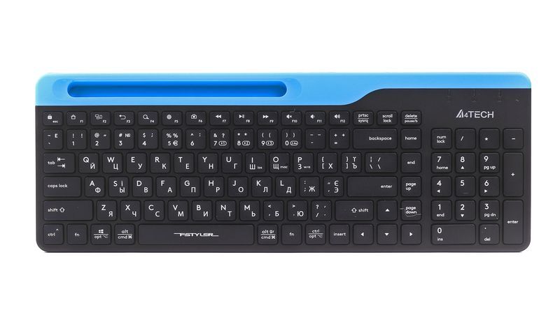Клавіатура A4Tech бездротова Fstyler, Bluetooth / 2.4 ГГц, FBK25 (Black) фото3