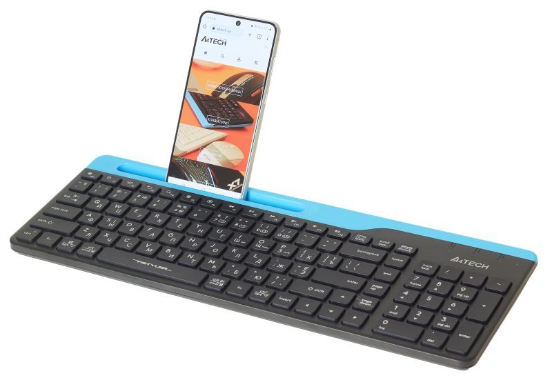 Клавіатура A4Tech бездротова Fstyler, Bluetooth / 2.4 ГГц, FBK25 (Black) фото5
