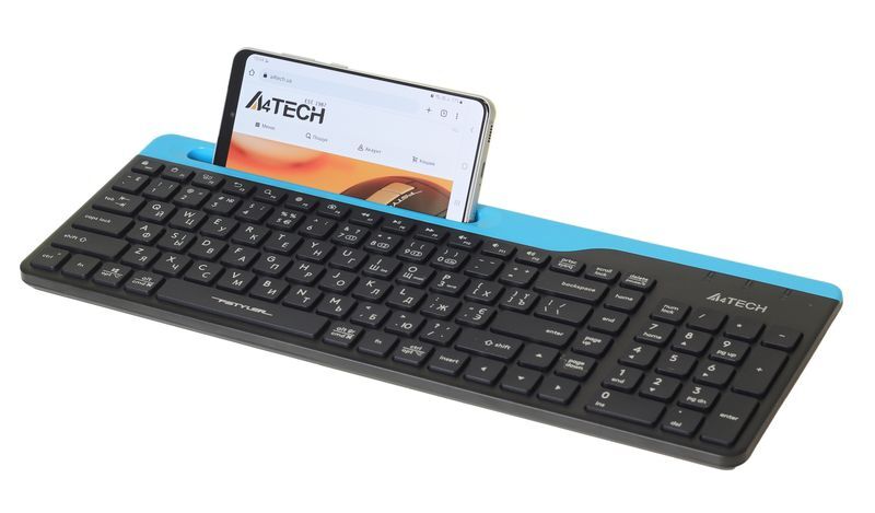 Клавіатура A4Tech бездротова Fstyler, Bluetooth / 2.4 ГГц, FBK25 (Black) фото6