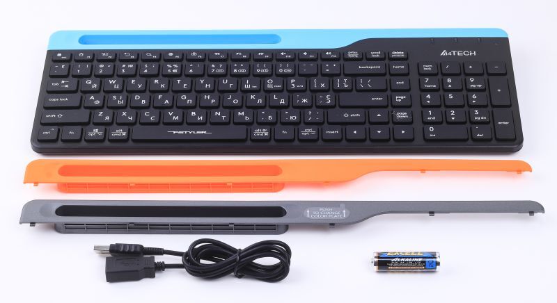 Клавіатура A4Tech бездротова Fstyler, Bluetooth / 2.4 ГГц, FBK25 (Black) фото7