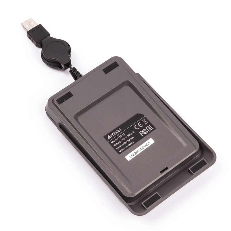Цифрова клавіатура A4Tech Fstyler, USB, кабель 70см FK13 (Grey) фото2