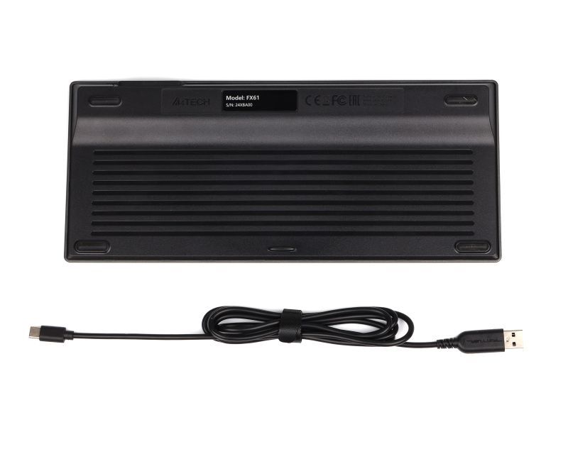 Клавиатура A4Tech с ножничными переключателями Fstyler, USB, FX61 USB (Grey) фото7