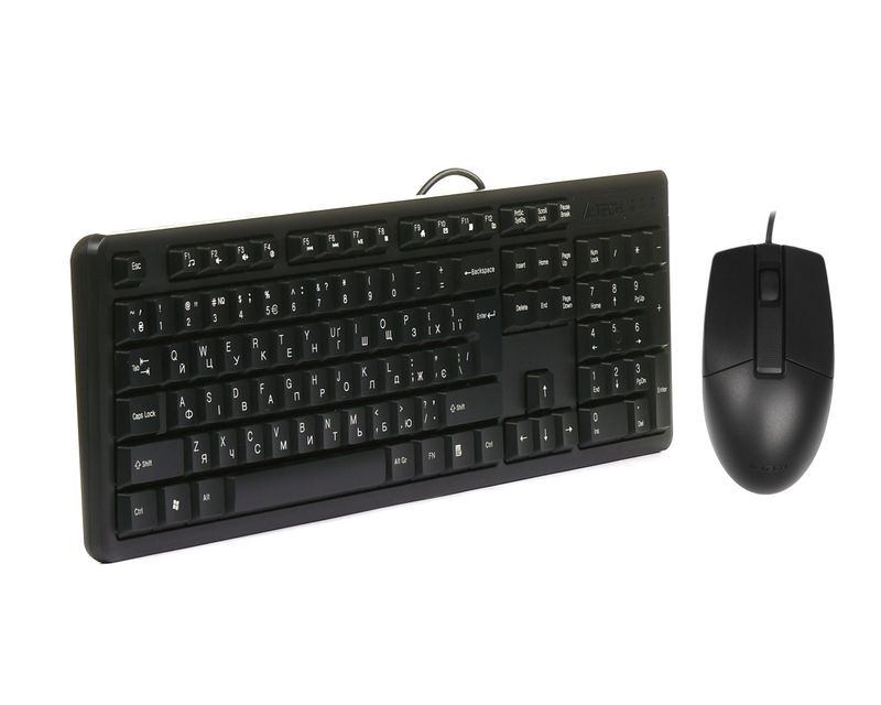 Дротовий комплект A4Tech USB, KK-3330S Black фото3