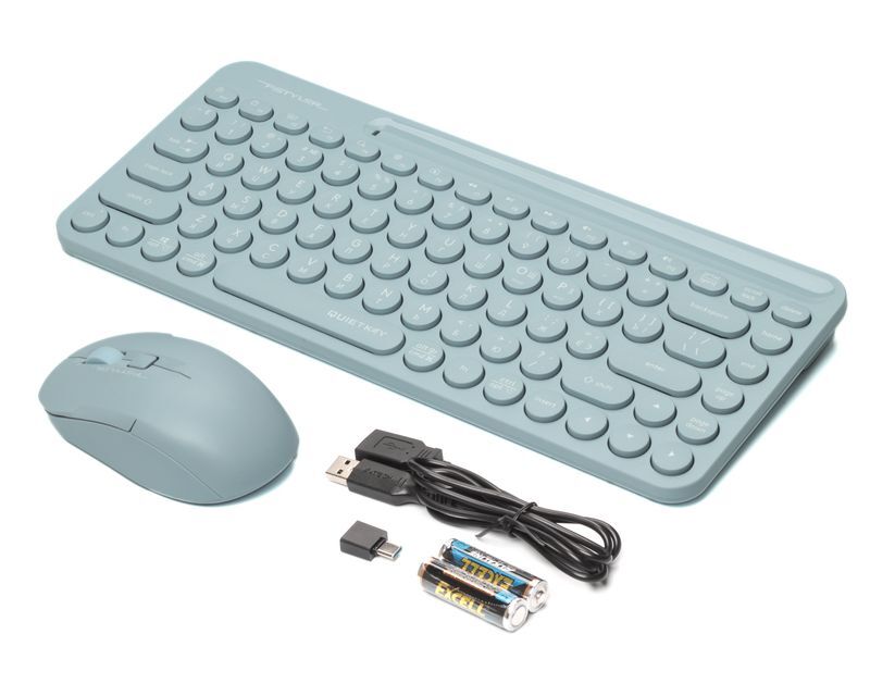 Бездротовий комплект A4Tech Fstyler клавіатура+миша, FG3200 Air (Blue) фото3