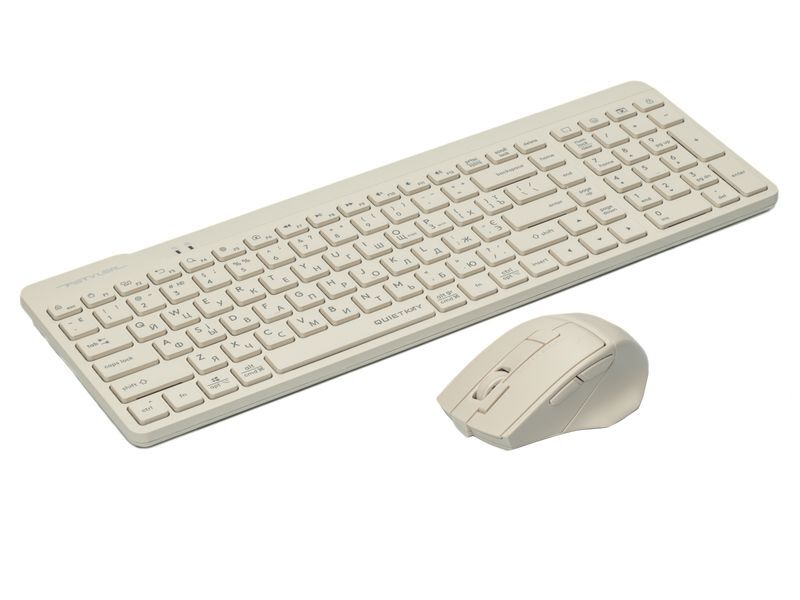 Бездротовий комплект A4Tech Fstyler клавіатура+миша, FG2400 Air (Beige) фото2