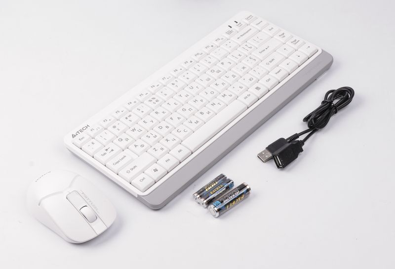 Бездротовий комплект A4Tech Fstyler клавіатура+миша, FG1112S (White) фото5