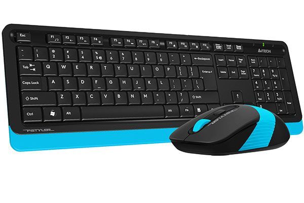 Бездротовий комплект A4Tech Fstyler клавіатура+миша, FG1010S (Blue) фото3