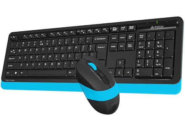 Бездротовий комплект A4Tech Fstyler клавіатура+миша, FG1010S (Blue) фото4