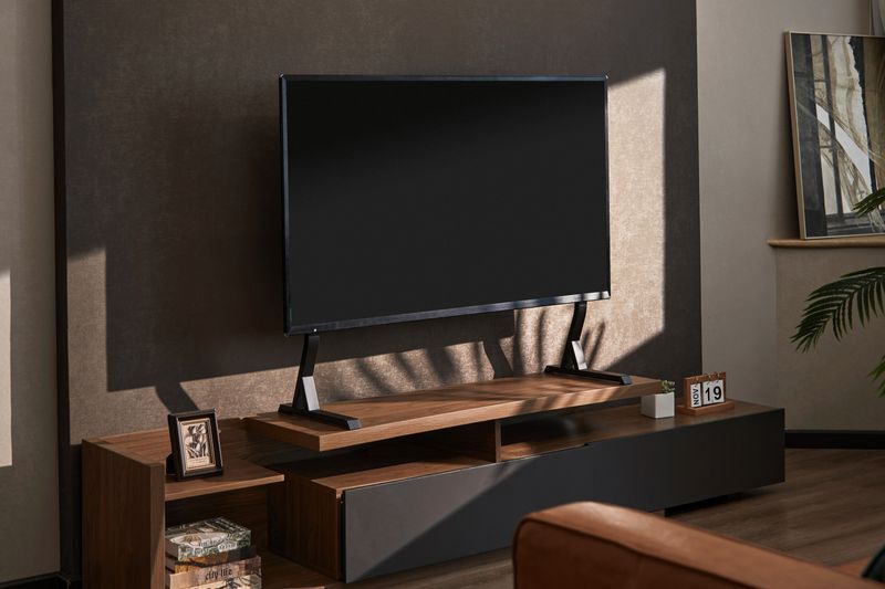 Настільна підставка під телевізор, 45" - 90" (до 60 кг) TVS-D90F-01 фото