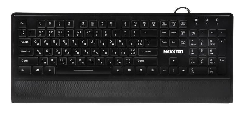 Клавіатура Maxxter USB, KB-301-UL підсвічування клавіш фото2