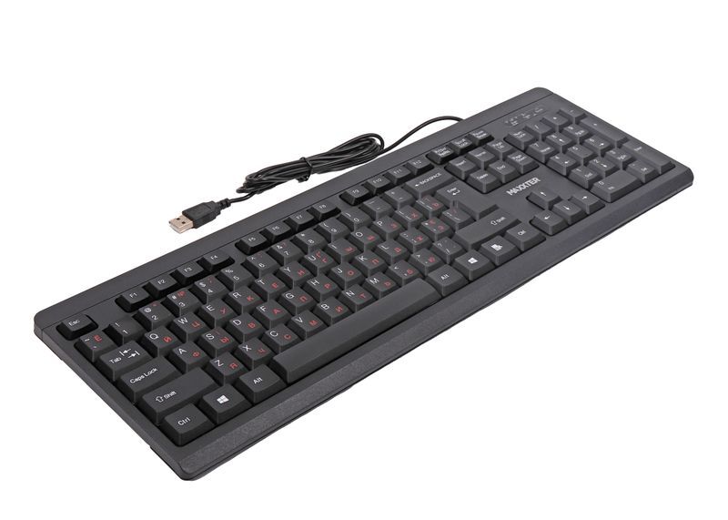 Клавіатура Maxxter, USB, KB-112-U чорний фото2